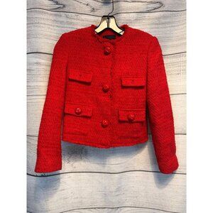 MNG Tweed Boucle Jacket Size XXS